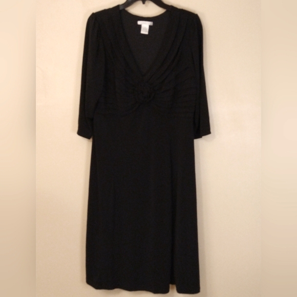 Amanda Lane Dresses & Skirts - AMANDA LANE BLACK DRESS